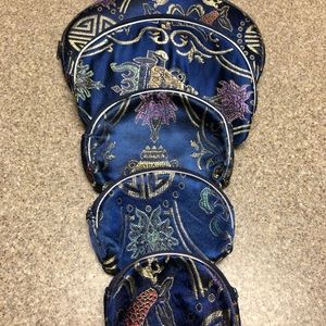 5 Authentic Silk Cosmetic/Coin Bags
